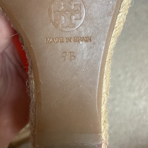 Orange Tory Burch wedges 9B women’s - Picture 5 of 6